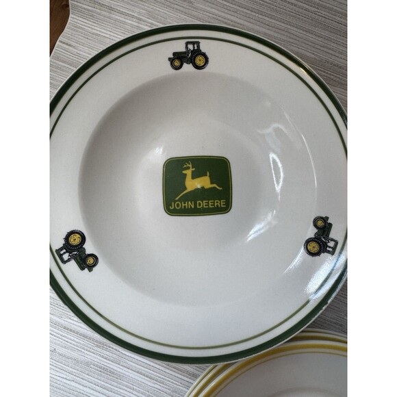JOHN DEERE ✨ Gibson Plate Set ceramic good condition - Picture 6 of 10